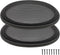 6" x 9" Speaker Grill Covers - Car Speaker Subwoofer Guard Protector, ABS Plastic Frame with Metal Mesh, Black