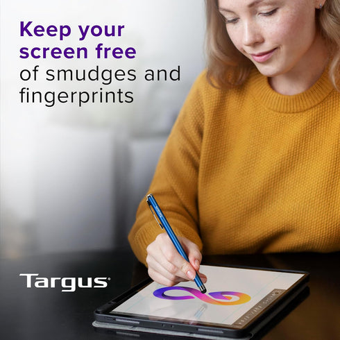 Targus Slim Stylus Pen for Tablets, Smartphones - Compatible with Apple iPad, Samsung Galaxy & All Touchscreen Devices