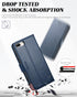 TUCCH Case Wallet for iPhone 8 Plus/7 Plus, PU Leather with 3 Credit Card Holder, 1 Money Slot, Kickstand Folio Flip