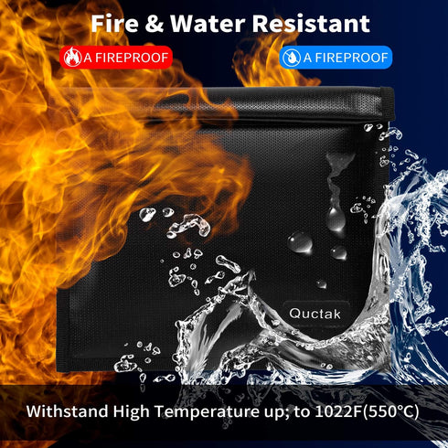 Faraday Bag, Signal Isolation Bag for Phones, Fireproof Shield Pouch Prevents Hacking, Tracking, NFC/WiFi/Bluetooth