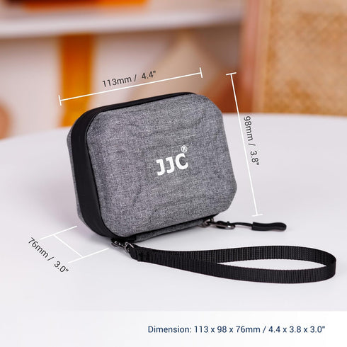 JJC Hard Shell Lens Filter Pouch Case for 10 Circular Filters Up to 67mm, Dustproof & Water-Resistant Storage Wallet