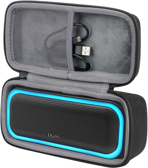 co2CREA Hard Travel Case for DOSS SoundBox Pro Portable Wireless Bluetooth Speaker (Black)