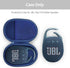 Case for JBL Clip 5 Portable Bluetooth Speaker, Cover for JBL Clip 5 Speaker, Waterproof and Dustproof Feature, for home, outdoor and travel(Blue) - Case Only