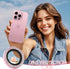 EBQOSK 1 Pack 16/16 9H Camera Lens Protector for Iphone Plus, Pink Bling Diamond Rings High Tempered Glass Camera Lens