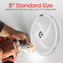 PyleUsa 8 Inch Marine Speakers - 2 Way Full Range Stereo Sound, 160 Watt, White with Blue LED Light