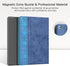 JUQITECH Keyboard Case for iPad 9th 8th 7th Generation 10.2" Wireless Bluetooth Magnetic Detachable Keyboard (Blue)
