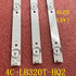 UFDIPLMY 3pcs 6LED 32ED05U-01B T32ED-06U-01B LED-32B500 32CE650 LED32C371 4C-LB320T-HQ2 Dl3261(a) 3pcs 1 LED Backlight