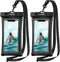 CACOE Floatable Waterproof Phone Case 2 Pack, Up to 7.0", Adjustable Neck Lanyard, IPX8 Cell Phone Dry Bags for Beach