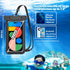 6 Pack Multicolor Universal Waterproof Phone Pouch, Large Phone Waterproof Case Dry Bag (Protection Level: IP68) Outdoor for Apple iPhone,Samsung,and up to 7.5" (Black,Blue,Pink,Orange,Yellow,Green)