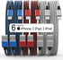 Apple MFi Certified 6-Pack Lightning Cables: 3/3/6/6/6/10 FT, Fast Charging, Nylon Braided, Compatible with iPhone 14