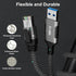25 3.0 RJ45 5 USB to Ethernet Cable FT, USB A Male to Male Cord, Directly Connected, Aluminum Portable Gigabit LAN