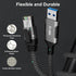 20 3.0 RJ45 5 USB to Ethernet Cable FT, USB A Male to Male Cord, Directly Connected, Aluminum Portable Gigabit LAN