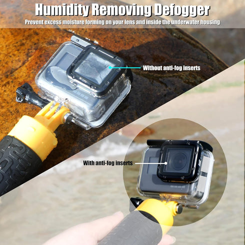 Underwater Anti-Fog Case Insert, 30pcs for Waterproof Dive Housing, Removing Blur Defogger for Underwater Photography