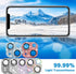 Bling 3D Rhinestone Camera Lens Protector for iPhone 14 & 14 Plus, 9H Tempered Glass, Anti-Scratch, Shockproof,