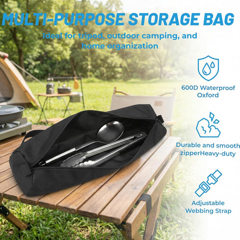 TEREBENTO CaseTripod (39*4.7*4.7 inch) Tripod Bag Storage Bog Bag with Shoulder Strap,Multifunctional Carrying Case