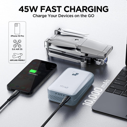 LiTHELi 2.0Ah 45W U20 Portable Charger Lithium Batteries Max Power Bank, Suit for All Power Tools and Outdoor Power