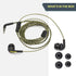 KICKER 46EB74 Wired Earbuds | Stereo Monitor Headphones with Noise-Isolating Ear Tips | In-Line Mic & Multi-Function