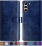 SUANPOT Leather Wallet Case for Samsung Galaxy S21+/S21 Plus 6.7" with RFID Blocking, Shockproof Flip Folio Cover, Blue