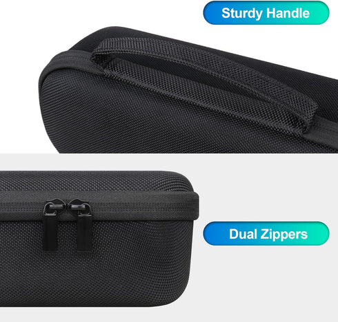 BOVKE Carrying Case for Beats Pill Wireless Bluetooth Speaker, Portable Speaker Holder Bag with Extra Mesh Pocket for