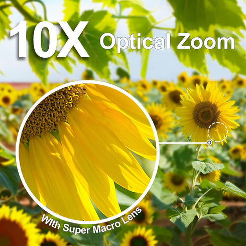 Veedzoens 10X 17mm Macro Lens for iPhone Android Smartphone, Compatible with SmallRig NEEWER Phone Cage