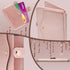 M-Plateau Slim Leather Wallet Phone Case, Adhesive Card Holder for Most Smartphones (Pink)