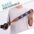 Padwa Lifestyle Sun God Camera Strap, 2" Full Grain Leather Ends, Vintage Sun Face Camera Straps for Photographers