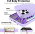 IceSword iPhone 12 Pro Max Case, Lavender Purple Liquid Silicone Shockproof Cover, 6.7" Soft Microfiber Lining