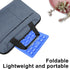 Soft Silicone Keyboard, Foldable, Portable Wired Keyboard, USB+PS2 Interface, Waterproof, 85 Keys (Blue)