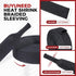 BuyUneed 2:1 (3/8" 16ft) Braided Sleeving Heat Shrinkable Fabric Ratio- Abrasion Protection Flexibility Wiring Harness