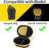 khanka Hard Case Replacement for noxgear 39g/DEWALT Jobsite (DCR008) USB-C Rechargeable Bluetooth Speaker(Case Only)