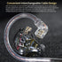 KZ EDX Lite in-ear Headphones, HiFi Earphones with Detachable Cable, Audiphiles ‘in-ear Monitor (Transparent)