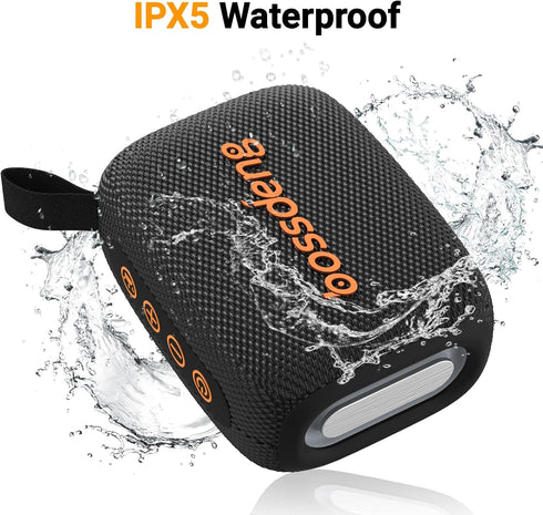 bossdeng IPX5 BT5.3,Wireless Portable Waterproof Bluetooth Speaker for Outdoor,HD Sound All-Day Playtime, Speakers