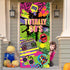 Totally 80's Door Cover - Large Fabric 80's Hip Hop Sign Graffiti Backdrop, Party Retro Decoration Banner for Theme