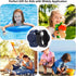 2 Pack Kids Airtag Bracelet, Hidden Wristband, Black + Blue Silicone Anti-Lost Apple Airtag Holder Case for Child