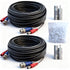 2 Pack 66ft (20M) BNC Video Cable Wire, 4mm Thickened Security Camera