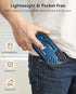 Samsung Galaxy S21-FE Phone Case, Dual-Layer Military Grade Drop Proof Cover with Kickstand, Blue