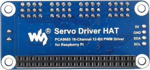 waveshare Servo Driver Hat for Raspberry Pi 3B+ 3B 2B Zero WH Zero