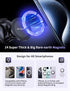 PROfezzion Multi-Surface Suction Mount for Mag Safe iPhone 15, Detachable Hands-Free Phone Holder for Various Surfaces