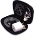 Black Universal Neoprene Zipper Headphone Dock Charger Cable Organizer Case for Various USB, Mp3, Charge