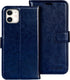 MONASAY Wallet Case Compatible for iPhone 11, 6.1-inch, Flip Folio Leather Cover with Credit Card Holder, Blue