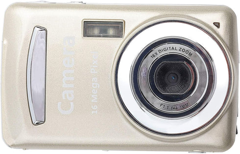 Tiiyee Digital Pocket Camera, 5MP HD 16X Zoom 720P Digital Point and Shoot