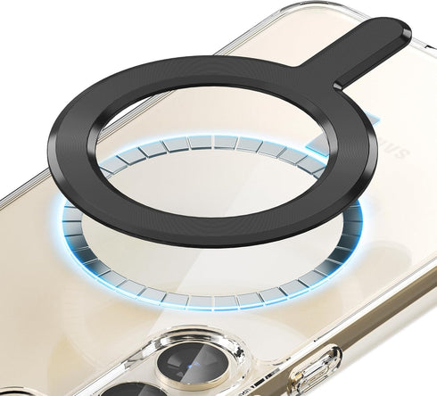 Sinjimoru for MagSafe Sticker, Magnetic Ring for Phone Case, Adaptor for MagSafe Magnet, 1000g Strength, Wireless