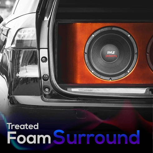Pyle 10" Car Audio Speaker Subwoofer - 1000 Watt High Power Bass Surround Sound System