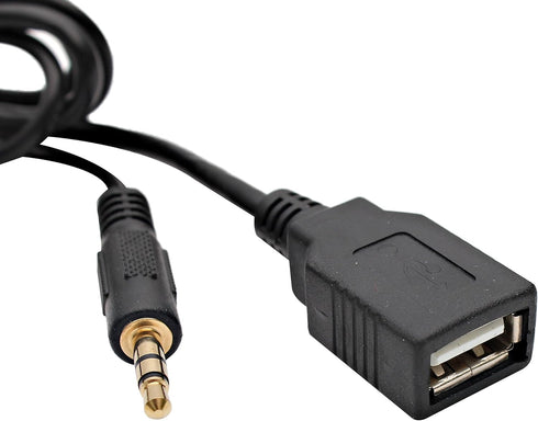 Car Audio Input Adapter with USB & AUX Interface for Honda Civic 2006-2010, Accord 2003-2011, Pilot 2006-2011, CRV