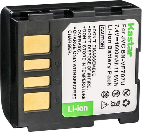 Kastar Camcorder Battery Replacement for JVC GZ-D240, GZ-D270, GZ-DF420, GZ-DF470, JVC GR-D, GR-DF,