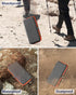 CONXWAN Solar Charger Power Bank, 27000mAh USB C Solar Phone Charger with 3 USB Outputs