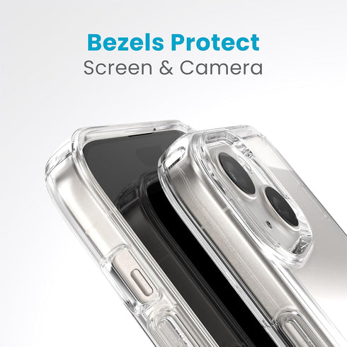 Speck Clear Slim Case for iPhone 15, 14 & 13 - Drop Protection, Scratch Resistant, Anti-Yellowing, 6.1 Inch