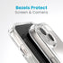 Speck Clear Slim Case for iPhone 15, 14 & 13 - Drop Protection, Scratch Resistant, Anti-Yellowing, 6.1 Inch
