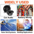 8 Gauge Wire (25ft Each - Red/Black), Copper Clad Aluminum CCA, Car Amplifier Power & Ground Cable
