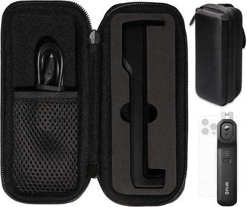 CaseSack Thermal Imager Case, Black for FLIR ONE EDGE PRO Wireless 160 120 IR camera, Fits FLIR ONE EDGE Wireless 80